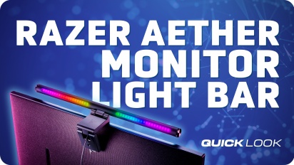 Razer Aether Monitor Light Bar (Quick Look) - Immersione completa